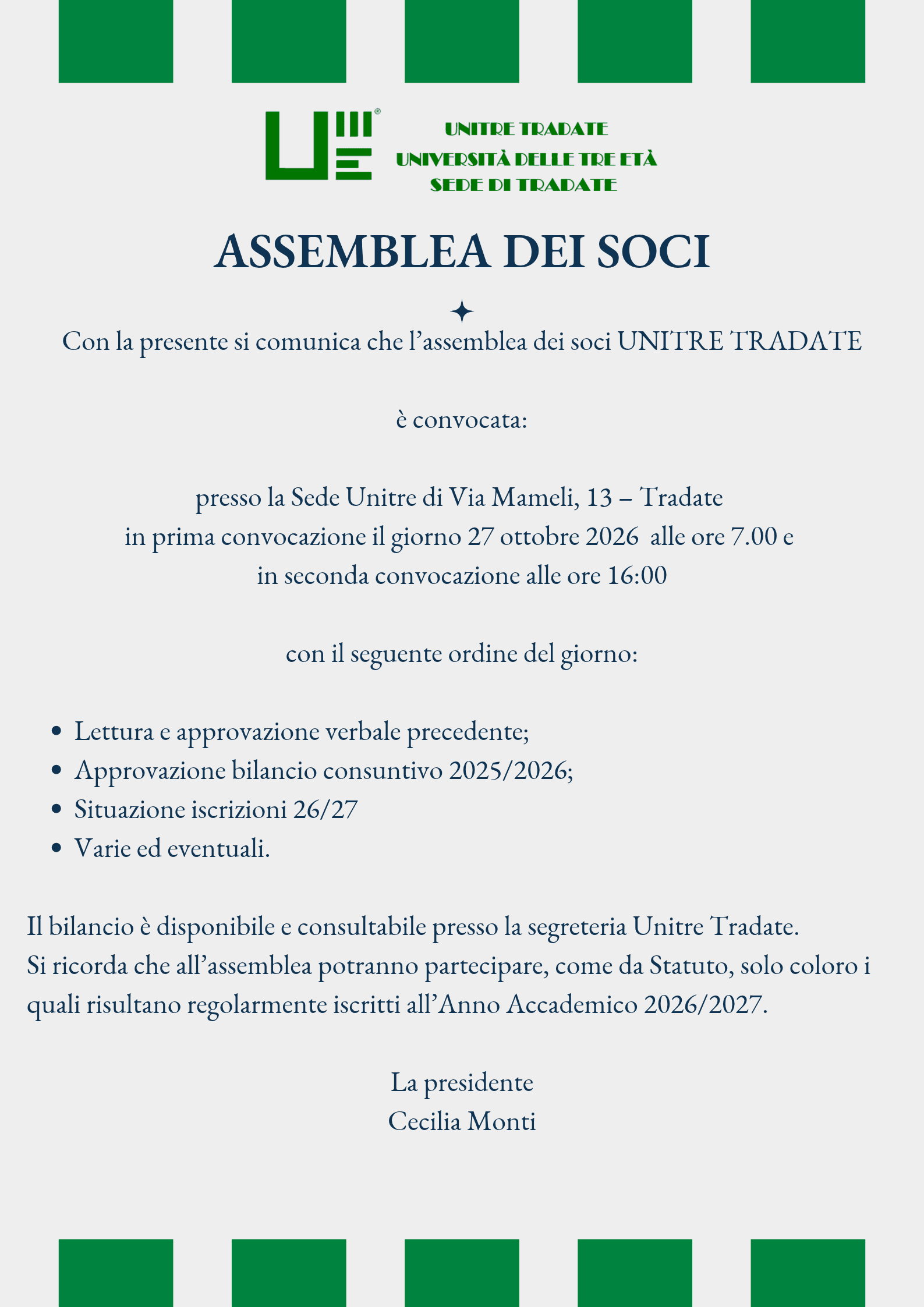 Assemblea dei soci