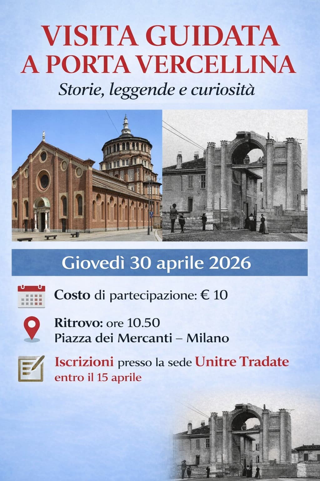 Una visita guidata in Porta Vercellina